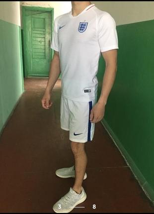 Nike dri-fit сборная англии комплект шорты футболка размер s3 фото