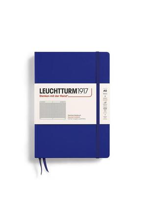 Блокнот leuchtturm1917 средний, ink, клетка (369794)