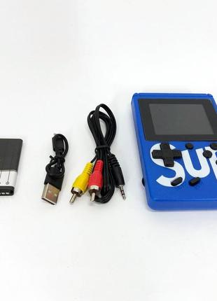 Игровая консоль sup game box 500 игр. цвет синий2 фото