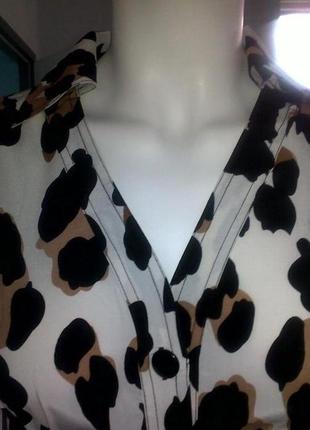 Marc jacobs шелковое платье леопардовый принт размер 44 -462 фото