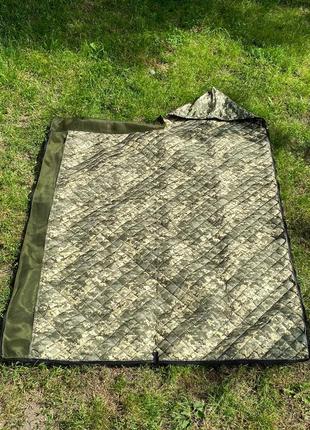 Летний спальник одеяло тактический зсу спальный мешок летний пиксель мм14 армейский легкий 3d москитная сетка3 фото
