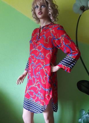 Платье туника с тонкой вискозы3 фото