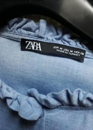 Блуза с оборками от zara5 фото