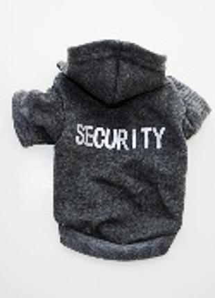 Тонкий худі для котів pet style "security" сіра xs