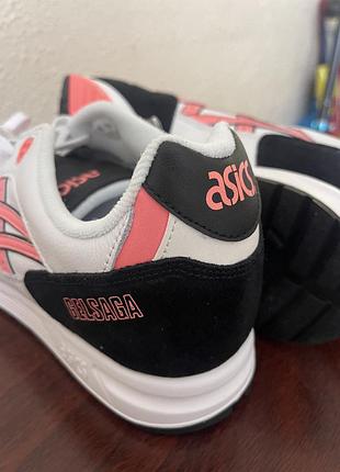 Кожаные кроссовки asics оригинал