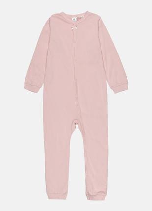 Комбинезон-слип хлопковый для девочки h&m 0769102 092 см (18-24 months) розовый1 фото