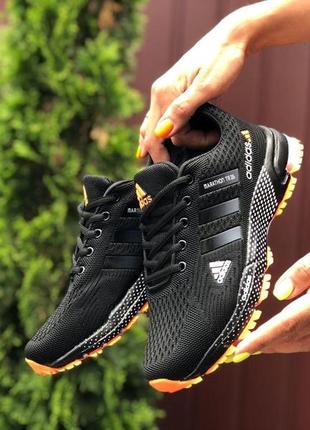 Р.36 кросівки adidas marathon tr 26 (чорно/жовтогарячі) ks 9660