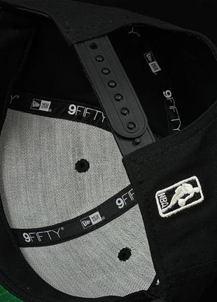 Оригінальна чорна кепка з прямим дашком  new era boston celtics 9fifty5 фото