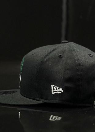 Оригінальна чорна кепка з прямим дашком  new era boston celtics 9fifty4 фото