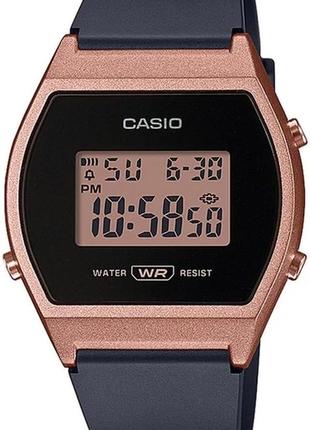 Жіночий годинник casio lw-204-1aef, сірий з мідним1 фото