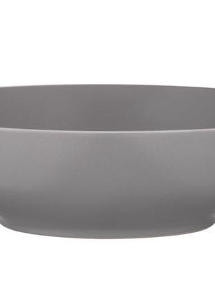 Тарілка супова ardesto cremona dusty grey ar-2920-grc 20 см