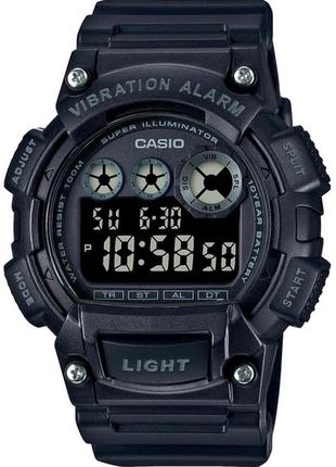 Мужские часы casio w-735h-1bvef, черный цвет