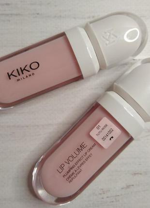 Lip volume kiko milano блиск бальзам для губ. кіко блиск