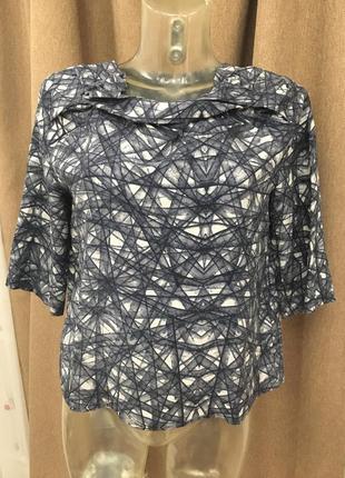 Блузка cos. натуральный шелк. размер s-m.