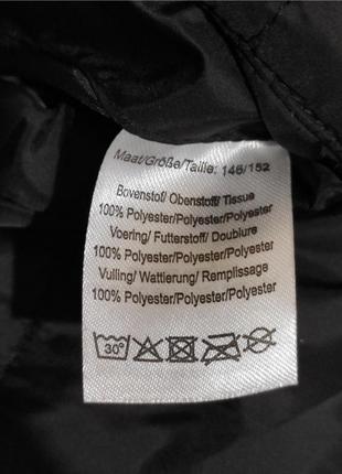 Детская шубка курточка двухсторонняя на девочку шуба искусственная зебра куртка черная на 11-12 лет 146-152 см8 фото