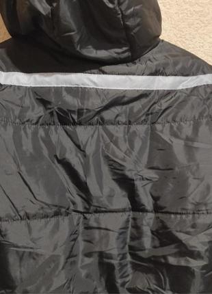 Детская шубка курточка двухсторонняя на девочку шуба искусственная зебра куртка черная на 11-12 лет 146-152 см4 фото