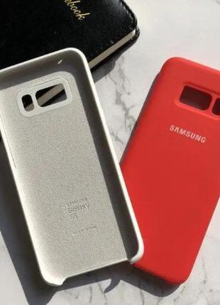 Чохол-бампер silicone cover з мікрофіброю для samsung galaxy s21 ultra (sm-g9980)4 фото