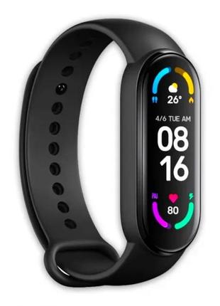 Смарт годинник m6 smart band 6 чорний2 фото