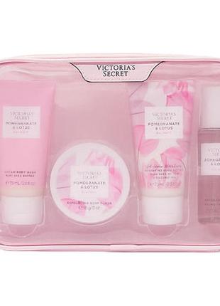 Подарочный набор victoria’s secret the balance starter kit pomegranate &amp; lotus