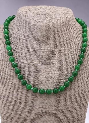 Бусы хризопраз