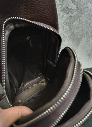 Стильная мужская сумка рюкзак барсетка💥cross body на одно плечо сезон 2023 г8 фото