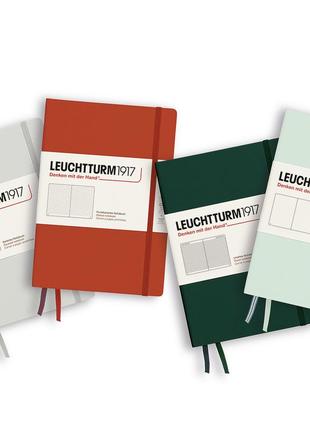 Блокнот leuchtturm1917, середній, mint green, лінія (367260)2 фото