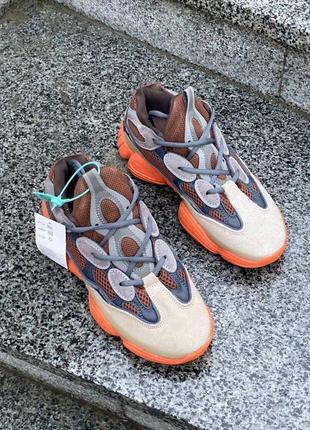 Женские кроссовки adidas yeezy 500 enflame