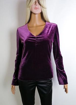 Невероятная винтажная бархатная кофточка известного бренда laura ashley