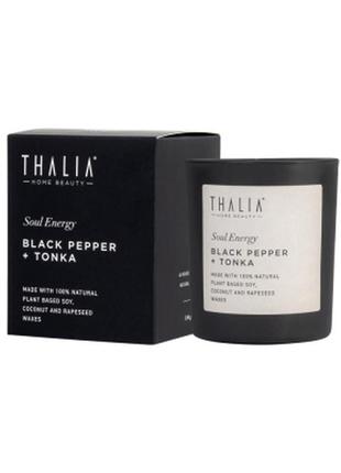 Аромасвічка soul energy "чорний перець + тонка" thalia, 150 г