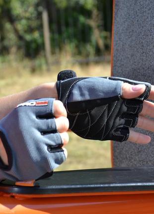 Рукавички для фітнесу power system ps-2250 pro grip grey s5 фото