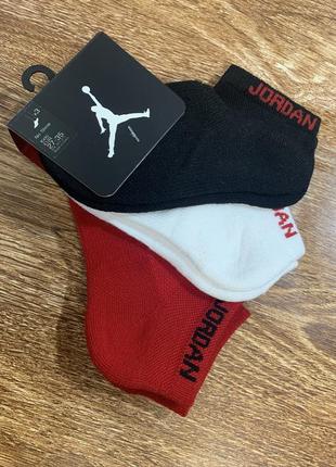 Баскетбольні шкарпетки (3 пари) jordan jumpman dri-fit no-show