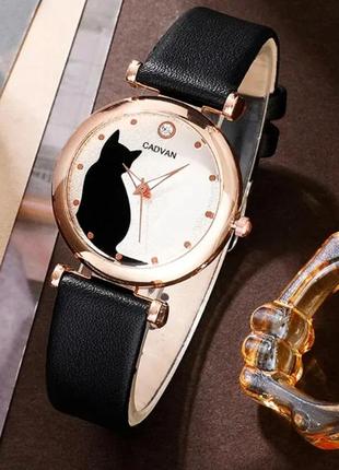 Комплект жіночий кварцевий наручний годинник, підвіска, сережки та кільце7 фото