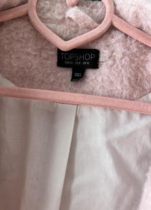 Нежное розовое пальто деми5 фото