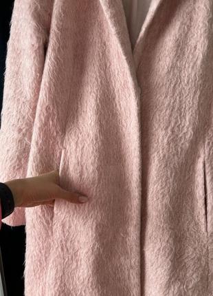 Нежное розовое пальто деми3 фото