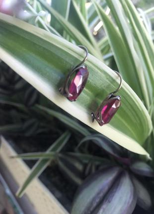 Серьги серебро винтаж!