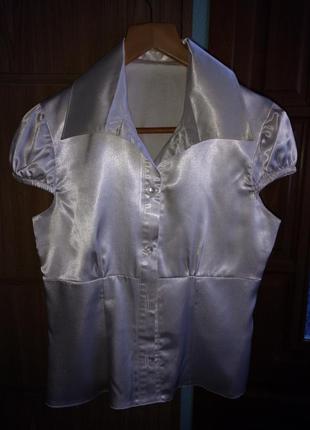 Атласна блуза