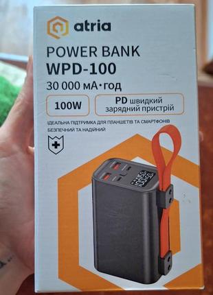 Продаю power bank wpd-100 з ліхтарем