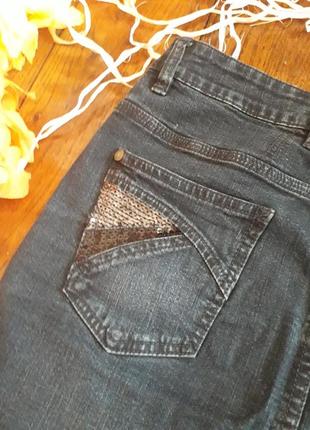 Юбка джинсовая джинс🛍 л с красивыми кармашками3 фото
