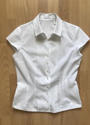 Белая рубашка с коротким рукавом van laack phil-nos6 фото