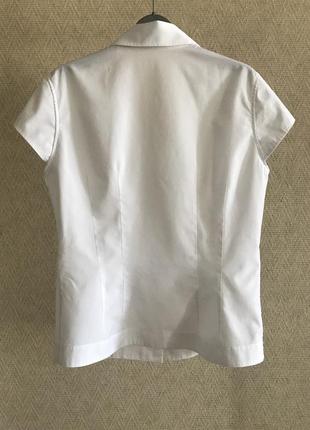 Белая рубашка с коротким рукавом van laack phil-nos8 фото