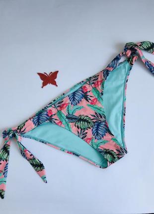 Актуальний низ купальника прин пальми на зав‘язках ❤️ сток!