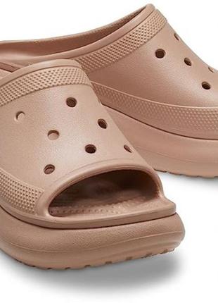 Шлепки crocs crush slide. оригинал. новые. w8 w9