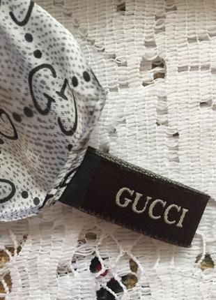 Шовкова шаль gucci італія3 фото