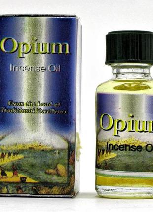 Ароматическое масло "opium" (8 мл)(индия)1 фото