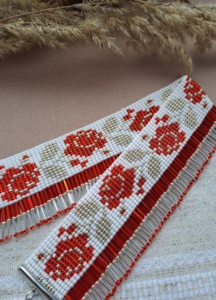 Стрічковий гердан, гердан на стрічці, чокер, силянка4 фото