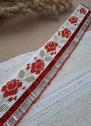 Стрічковий гердан, гердан на стрічці, чокер, силянка3 фото