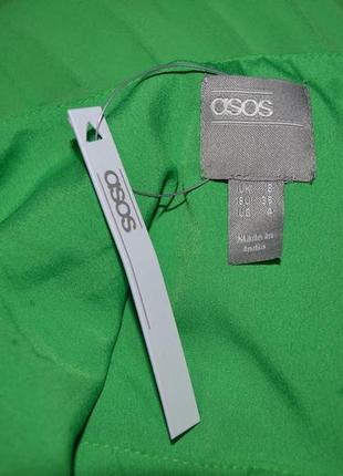 Шикарнейшее платье плиссе от asos, плиссированное в яркий зелёный цвет!8 фото