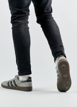 Мужские кроссовки adidas spezial gray black7 фото