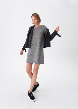 Платье трикотажное fsf короткое прямое размер xxs-s