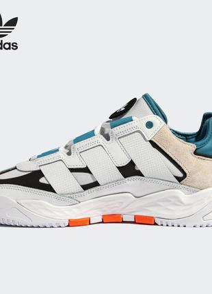 Оригинальный женский кроссовки adidas niteball cloud white / solar red